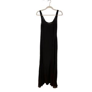 NEW Rumored Black Sheer Polka Dot Tank Maxi Dress XS